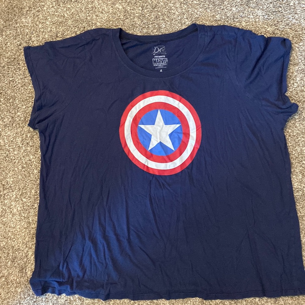 Marvel Captain America Size 4 plus T-shirt